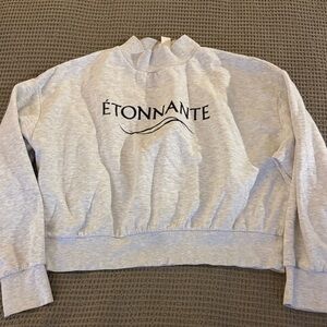 H&M Gray Étonnante Sweatshirt